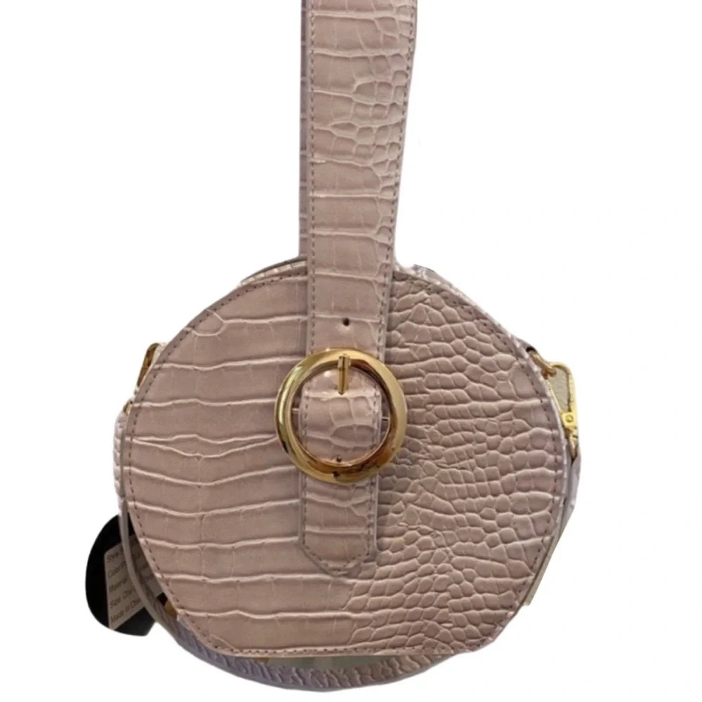 Imoshion Vegan Croc Light Purple Round Crossbody